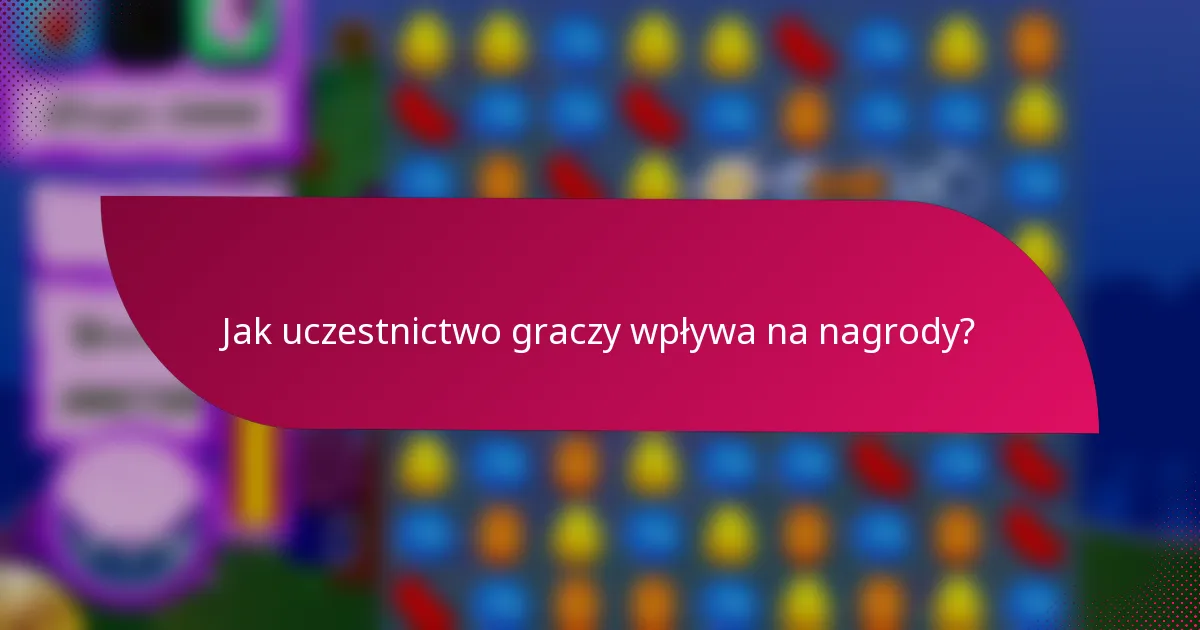 Jak uczestnictwo graczy wpływa na nagrody?