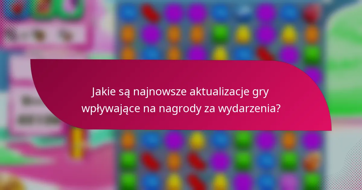 Jakie są najnowsze aktualizacje gry wpływające na nagrody za wydarzenia?